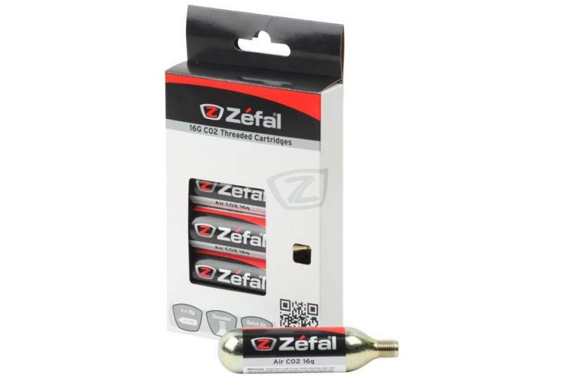 Cartucho de CO2 Zefal 16 g con rosca