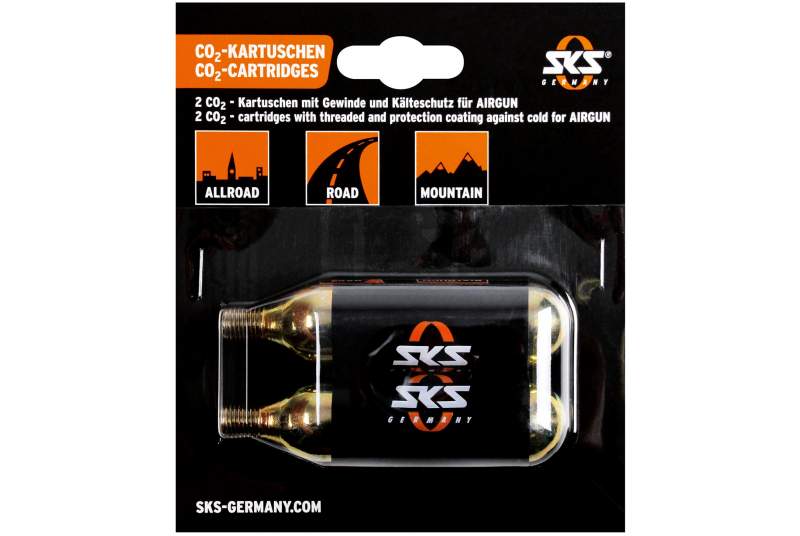 Blister 2 cartuchos de aire C02 SKS Airbuster
