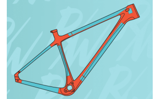 Protector de cuadro RideWrap Covered para MTB Hardtrail