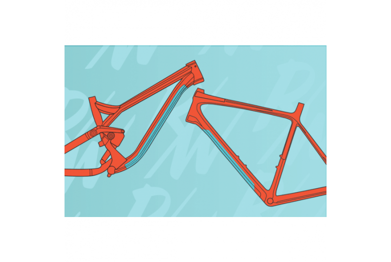 Protector de Tubo Diagonal RideWrap Essential Protection