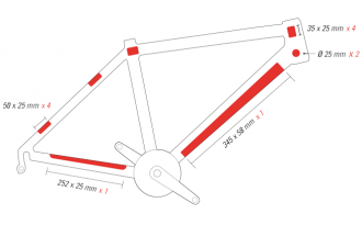 Protector de cuadro Zefal Skin Armor - M