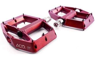 Pedales Acid RFR Flat A3-ZP - Rojo