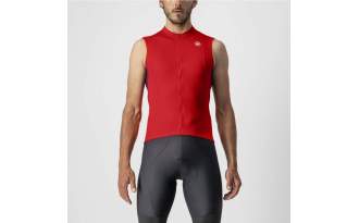 Maillot Castelli Entrata VI sin mangas burdeos