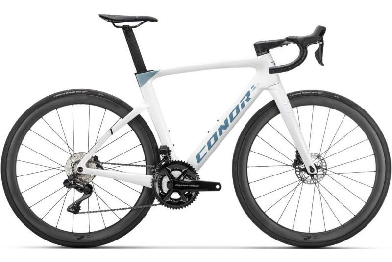 Bicicleta Conor Volcano Aero Dura-Ace 2025 - blanco