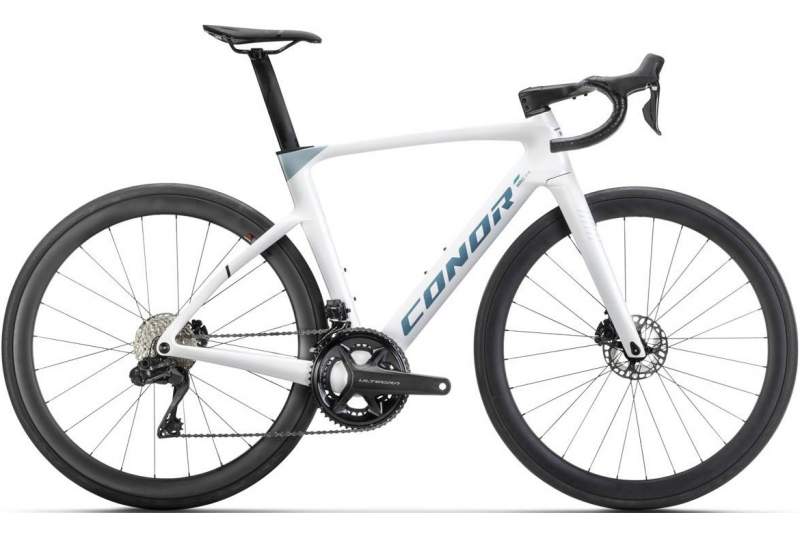 Bicicleta Conor Volcano Aero Ultegra Di2 2025 - blanco