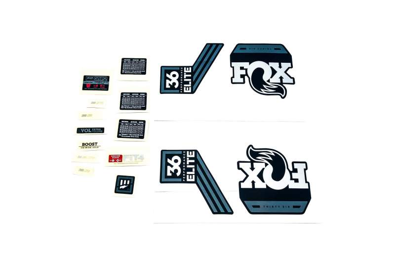 ADHESIVOS FOX 36 PERFOMANCE LOGO GRIS 2020
