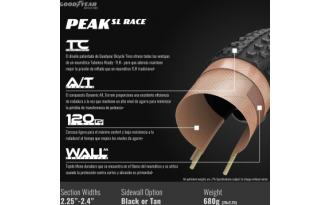 Cubierta Goodyear Peak SL Race TLC