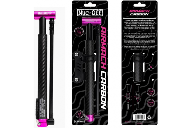 Bomba Mini Muc-Off Airmach Carbono