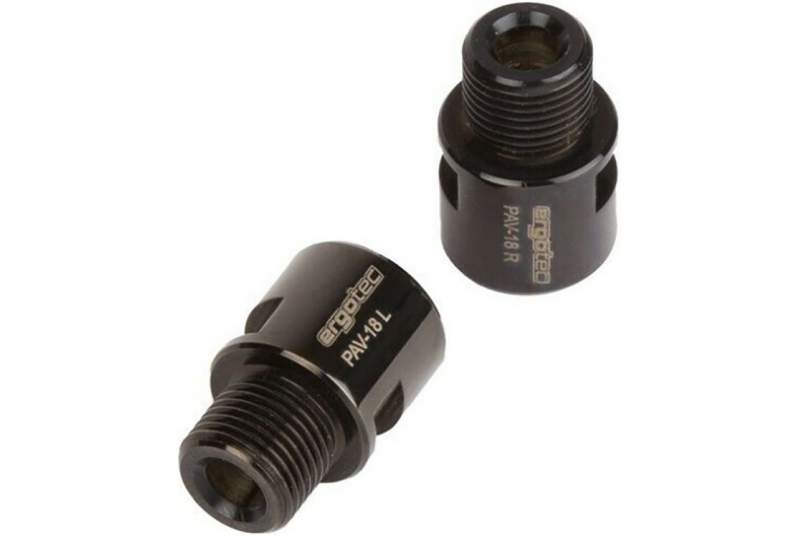 Juego extensores eje de pedal Ergotec 9/16"