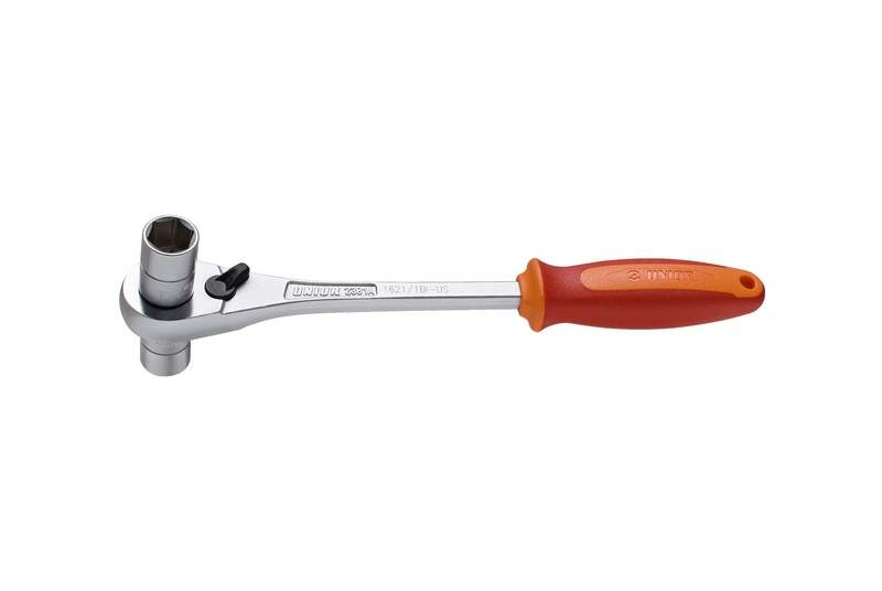 Carraca reversible Unior vasos de 3/8" 14x15