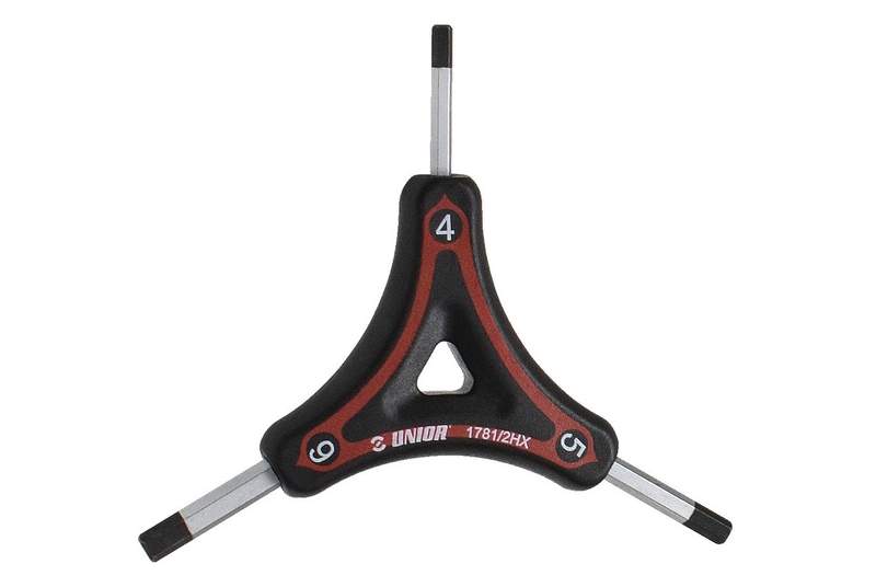 Llave hexagonal acodada Unior 4-5-6