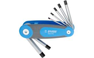 Juego llaves Unior Allen en navaja 7 pzas