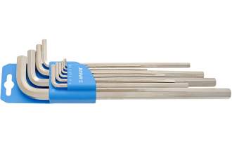 Llaves allen largas Unior colgador 1/16"-3/8"