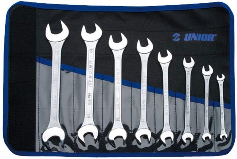 Juego Unior de llaves fijas en enrollable