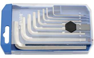 Juego de llaves allen Unior 2-10/8