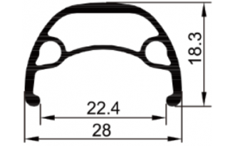 Rueda Gurpil Neu 27.5 delantera cl