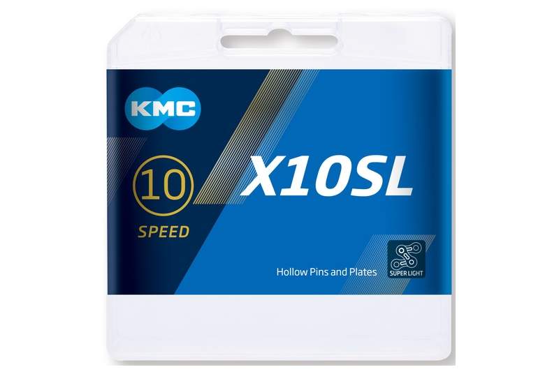 Cadena KMC X10 SL oro 114P 10V