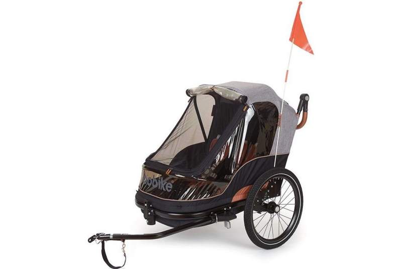 Remolque niño Bobike 2 en 1 biplaza