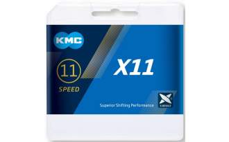 Cadena KMC X11 gris 118P 11V