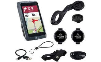 Kit ciclocomputador GPS Sigma Rox 12.1 EVO - gris