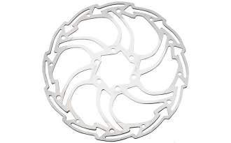 Disco "Flecha" Unex R-25 180mm 6 Tor. blanco