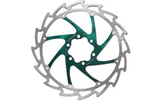 Disco 6 tornillos 160mm 89gr verde